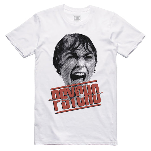 T-shirt Psycho Scream - horror di Alfred Hitchcock - Locandina film cult - #chooseurcolor - CUC chooseurcolor