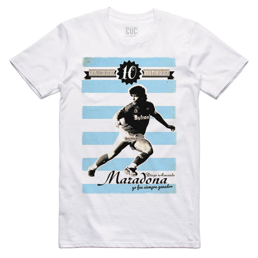 T Shirt Maradona - Napoli - El Pide de oro - Vintage - Icon Argentina Diego - Dios - SPORT - #ChooseurColor - CUC chooseurcolor