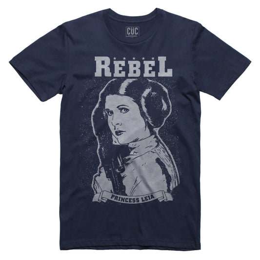 T-Shirt Cuc Rebel Principessa Ribelle - Star - Princess Leia #chooseurcolor - CUC chooseurcolor