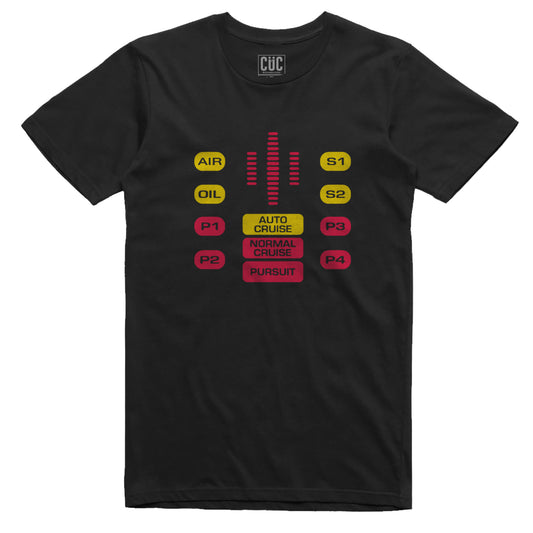 CUC TShirt Kit Supercar - Knight Rider - Cruscotto - Anni 80 90 #chooseurcolor - CUC chooseurcolor