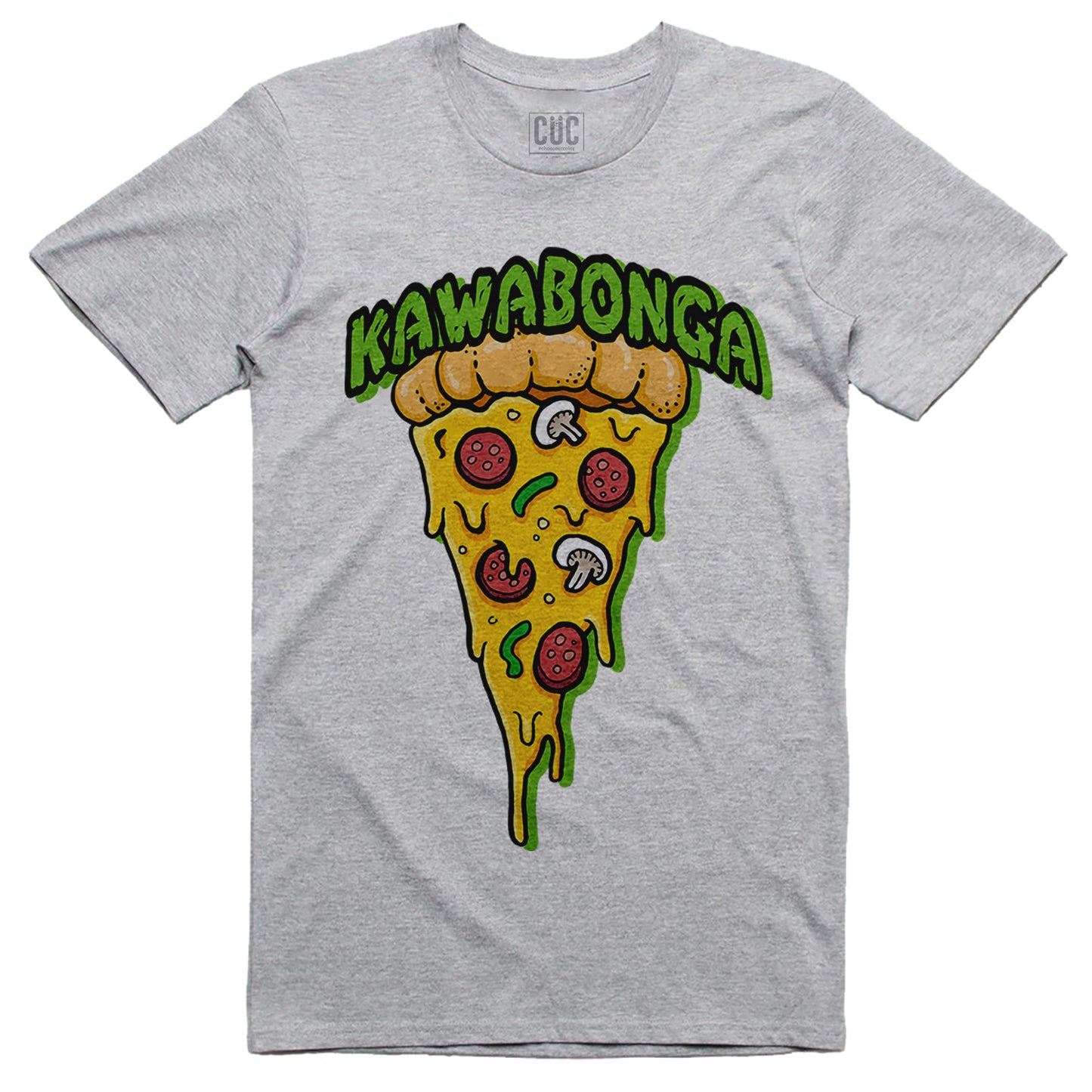 T-Shirt Kawabonga Pizza - le tartaruge - cartoon cult ninja #chooseurcolor - CUC chooseurcolor