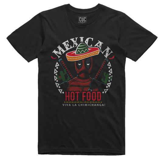 CUC T-shirt Chimichanga - Dead - Mexican Hot Food - superhero #chooseurcolor - CUC chooseurcolor