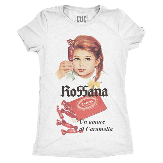 CUC T-shirt Rossana un amore di caramella - Pubblicità vintage - Trash italiano - #ChooseurColor - CUC chooseurcolor