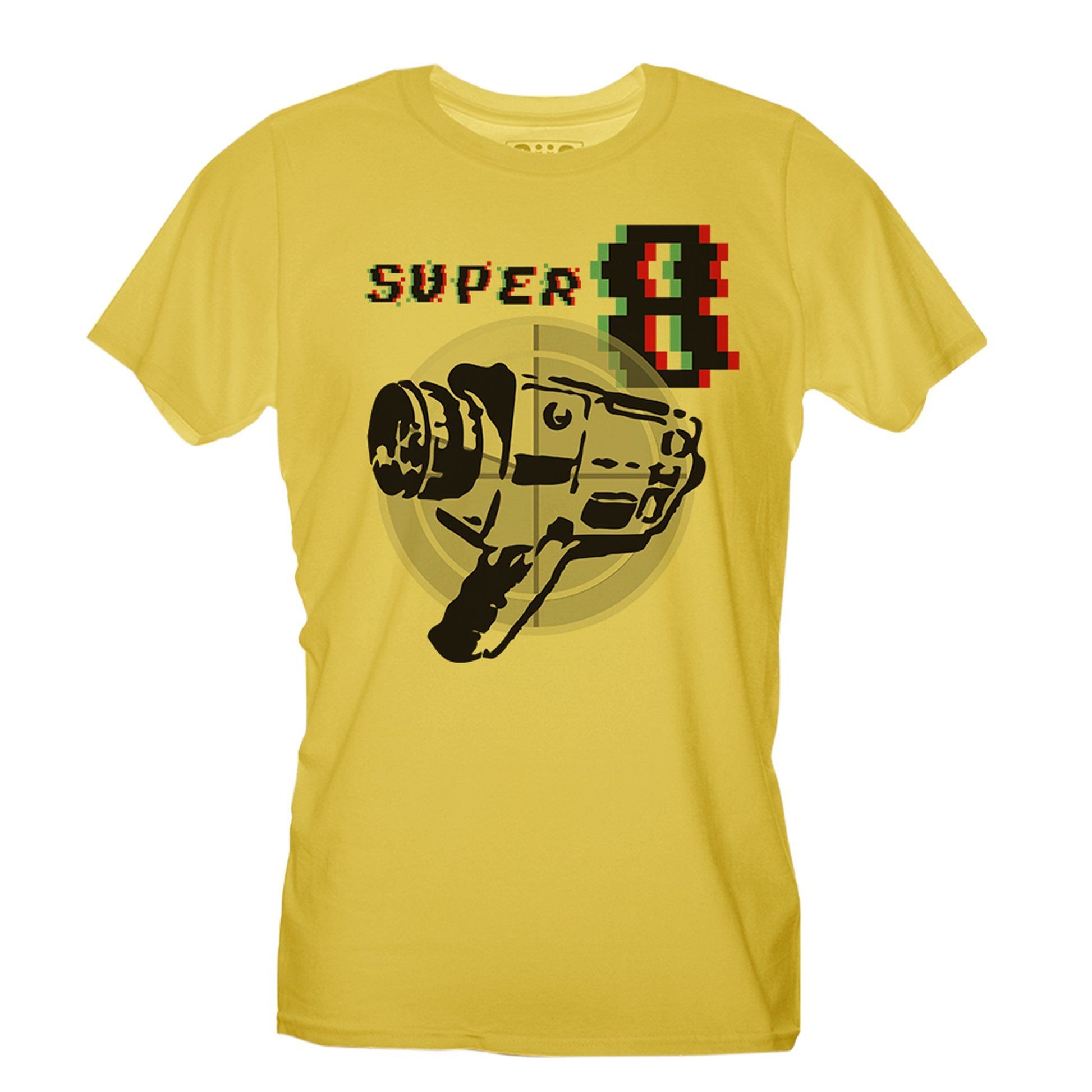 Dark Khaki T-Shirt Super 8 Videocamera old school anni 70 - Choose ur Color Cuc Shop