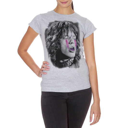 Gray T-Shirt Mick Jagger Rolling Stones Vintage Star Black And White - Famous Choose ur color CucShop