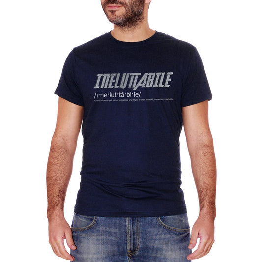 Black T-Shirt  Ineluttabile | Significato Della Parola Detta Da Thanos Nel Film Dei Vendicatori Endgame | Fumetti Comics - FILM CucShop