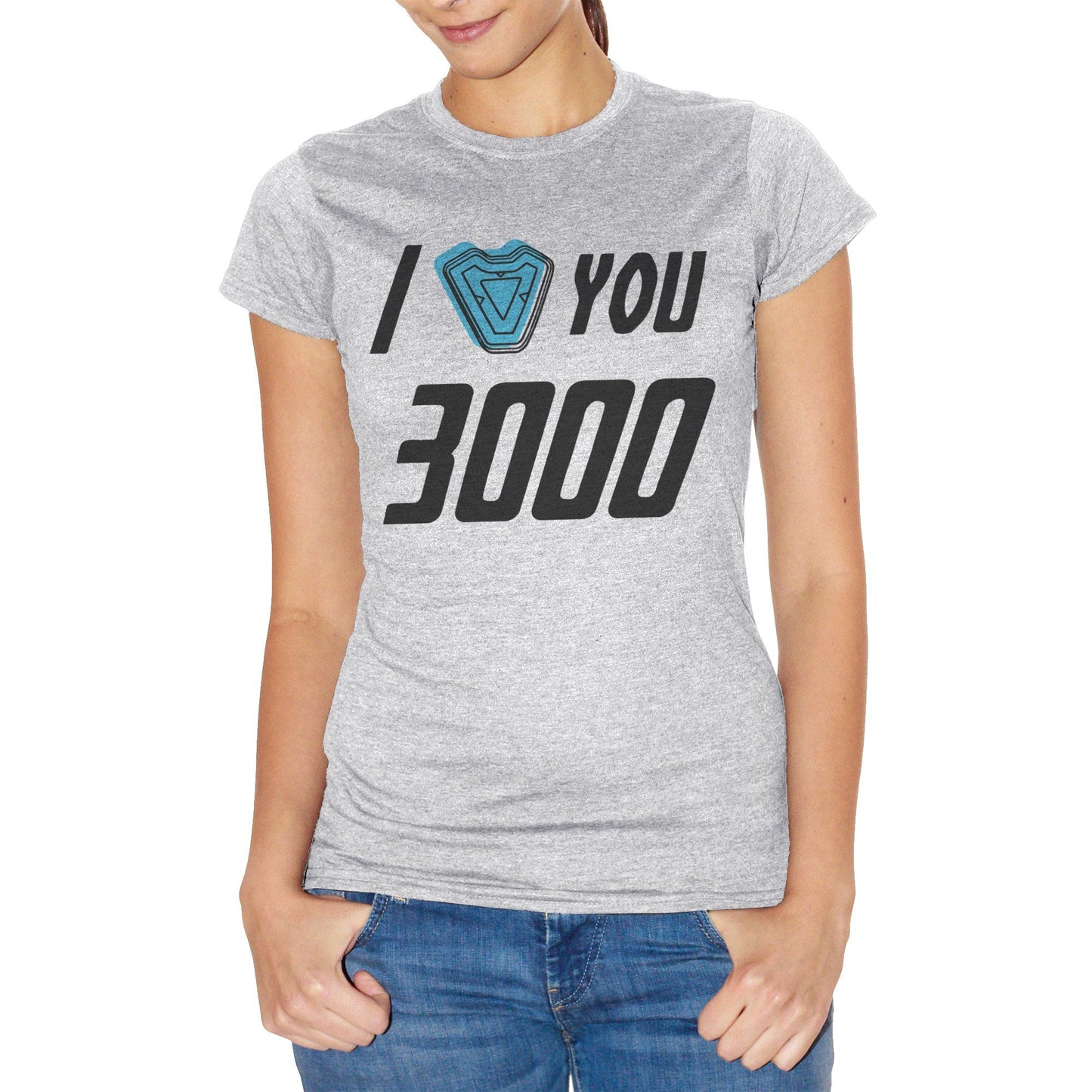 Snow T-Shirt I Love You 3000 Super Hero Tony Stark  - FILM CucShop