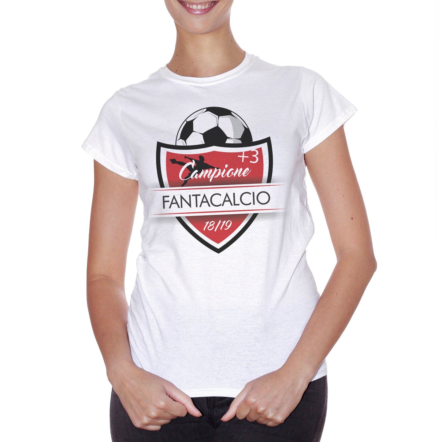 Lavender T-Shirt Fantacalcio Calcio Campione 3 2018 2019 - SPORT CucShop