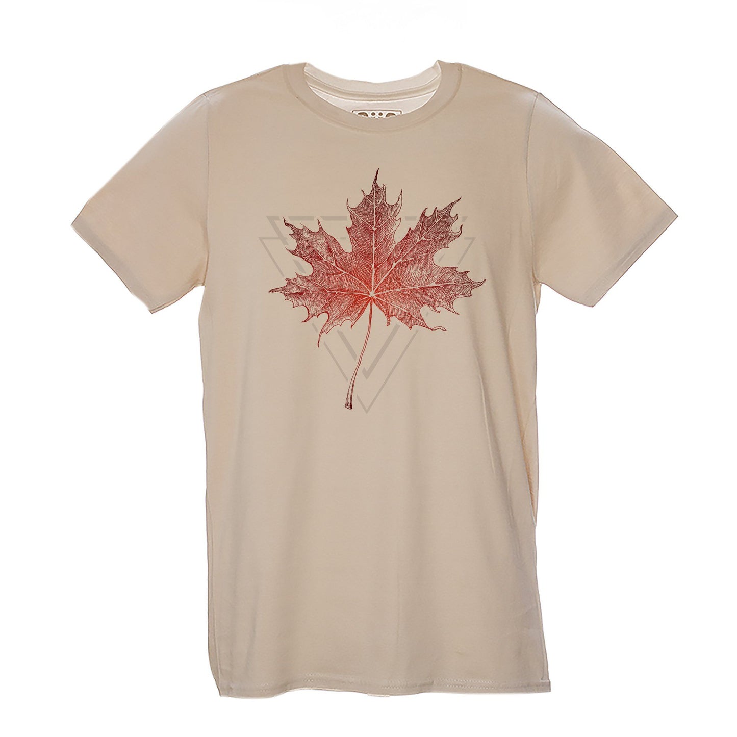 Tan T-Shirt Maple Leaf - Foglia d'Acero - Hikers Adventure Nature - Trekking - Explore - Camping CucShop