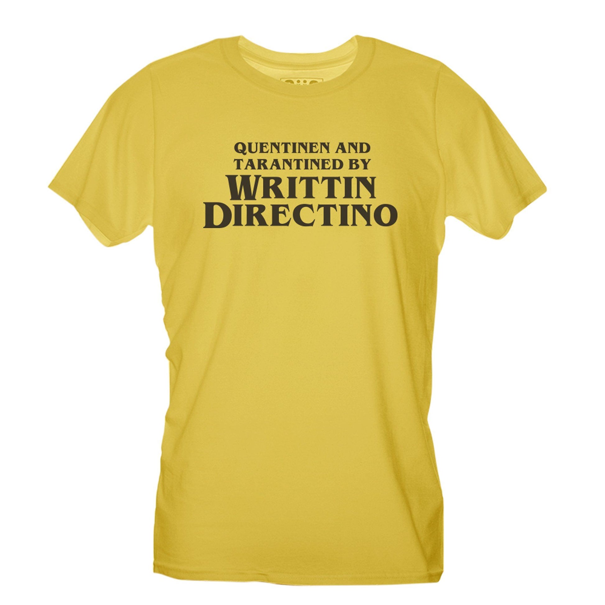 Dark Khaki T-Shirt Scritto e Diretto Ops - Tarantino Movie Film Cinema Pulp - FILM CucShop