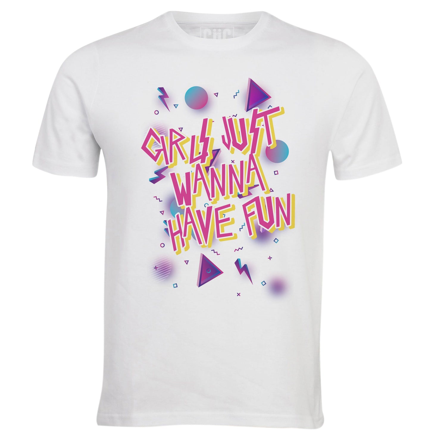 Lavender T-Shirt 80S Cindy Lauper Girls musica anni 80 - Girls just wanna have fun - Music Choose ur color CucShop