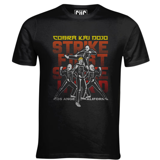 Saddle Brown T-Shirt Cobra Kai Dojo Film cult anni 80 - Serie TV - Movie Choose ur color CucShop
