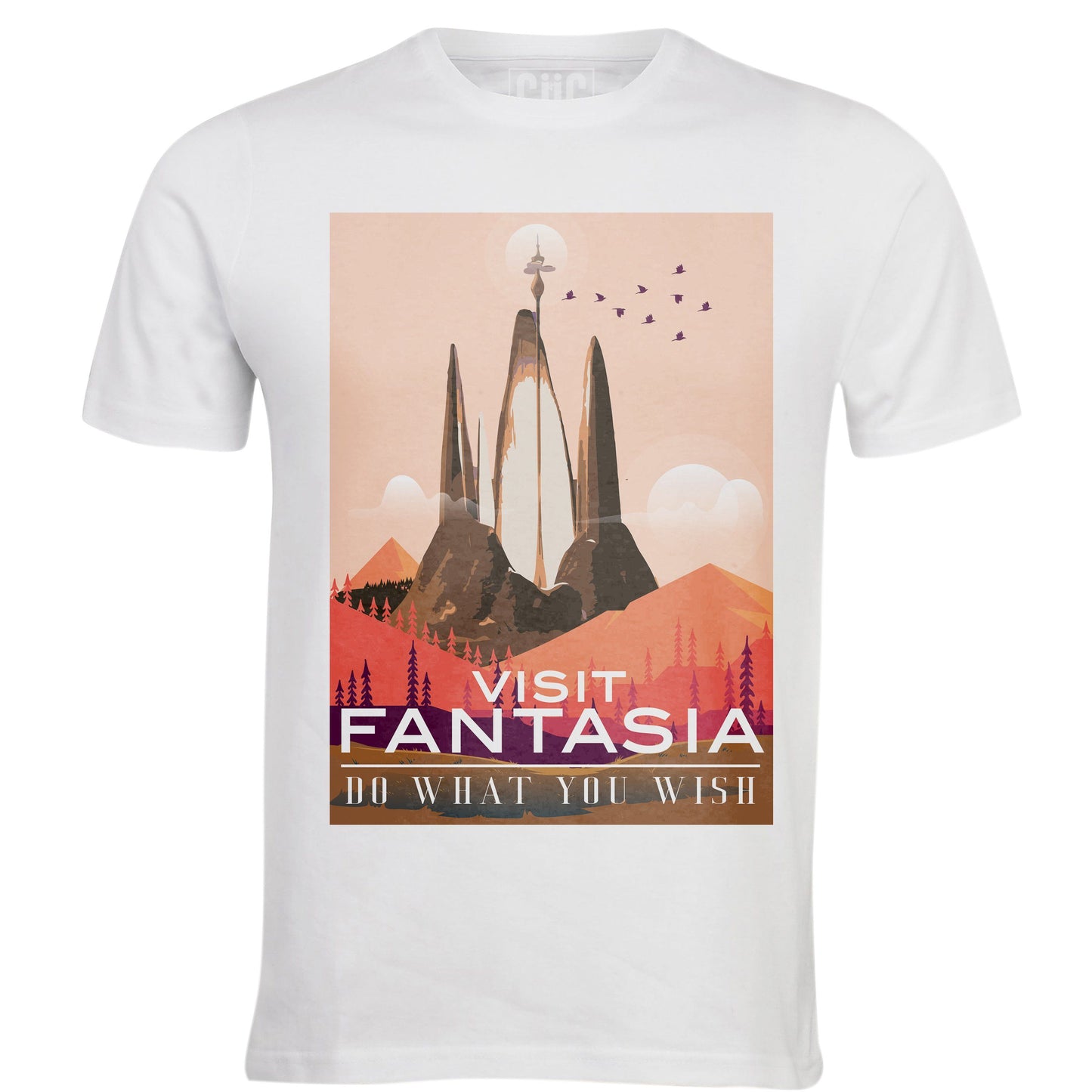Wheat T-Shirt Visit Fantasia La Storia Infinita - Film cult anni 80 - Movie Choose ur color CucShop