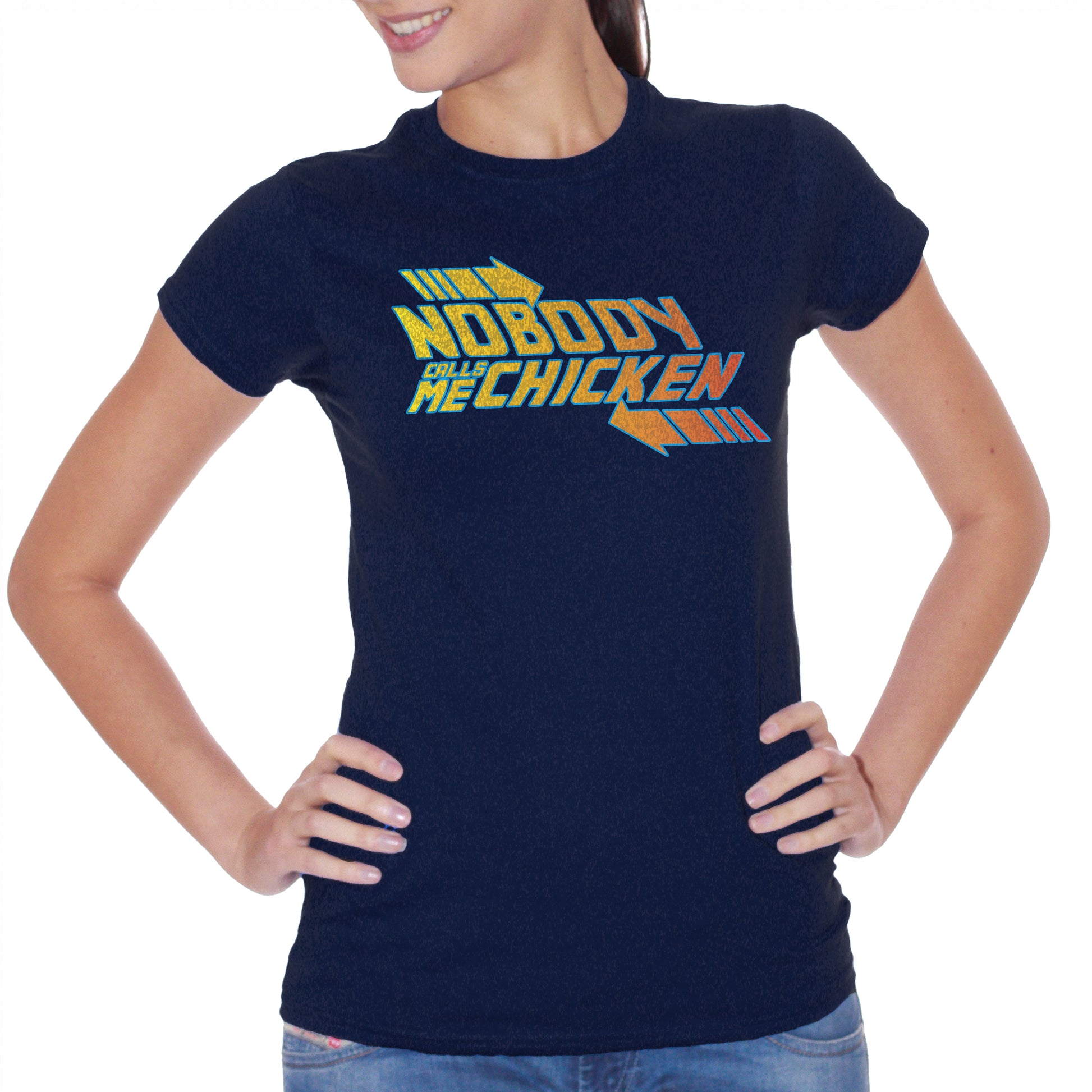 Midnight Blue T-shirt Ritorno Al Futuro Marty McFly Nessuno Mi Chiama Fifone - Film cult anni 80 - Movie Choose ur Color CucShop