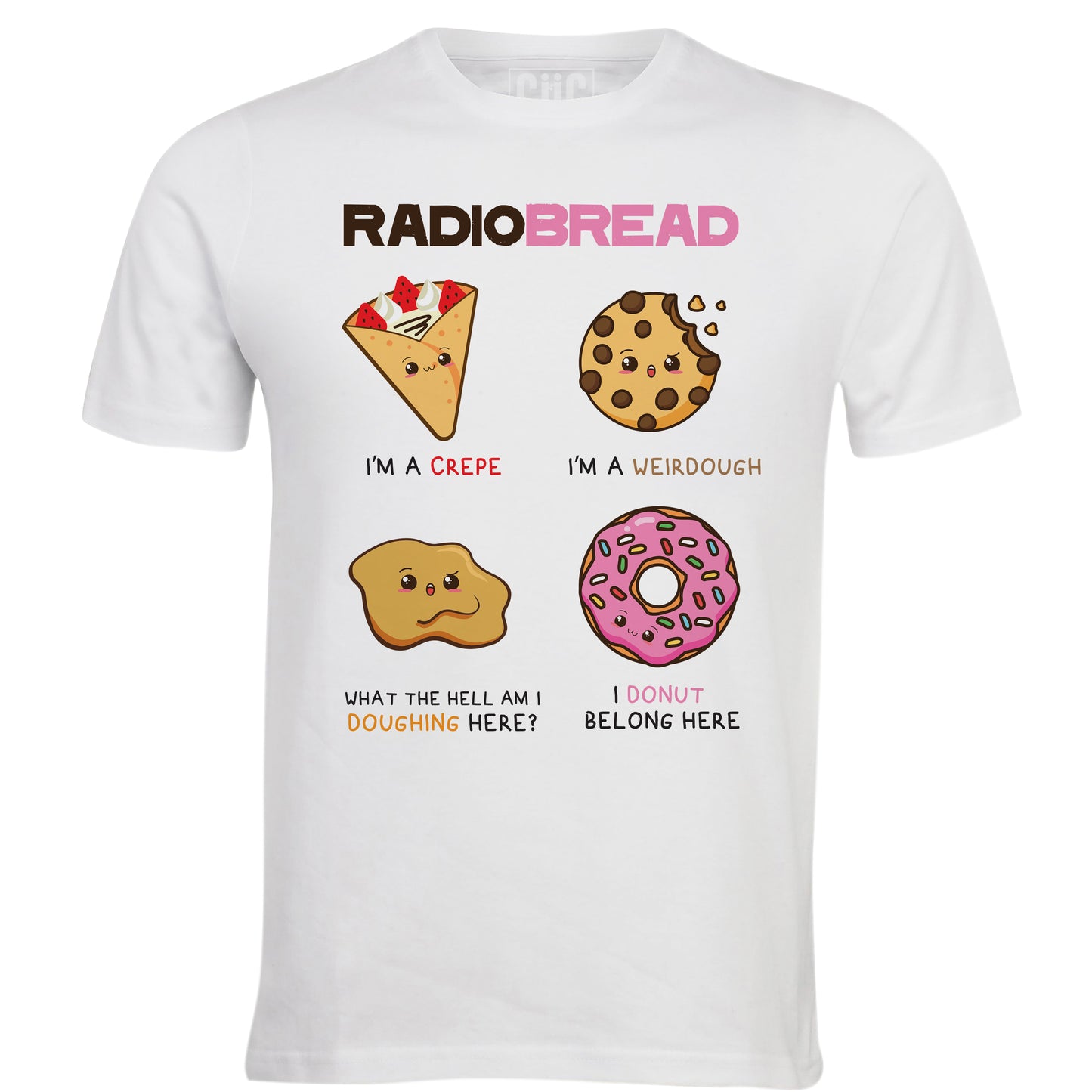 Lavender T-Shirt Radio Bread - maglietta divertente ispirata ai RadioHead - Music Choose ur color CucShop