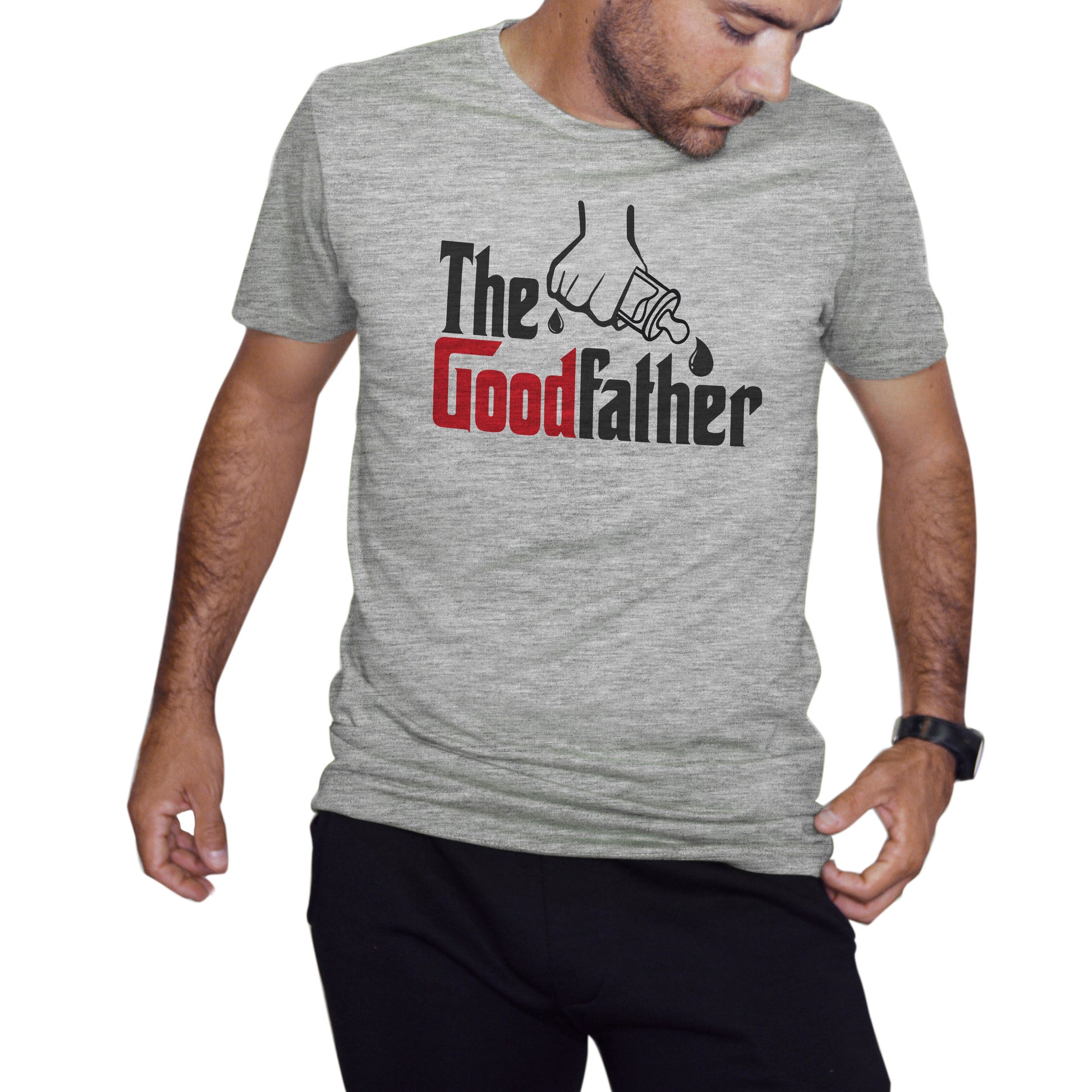 Snow T-Shirt Divertente Festa del Papà - The good Father - Il buon Padrino - Father's Day - Chooseurcolor CucShop