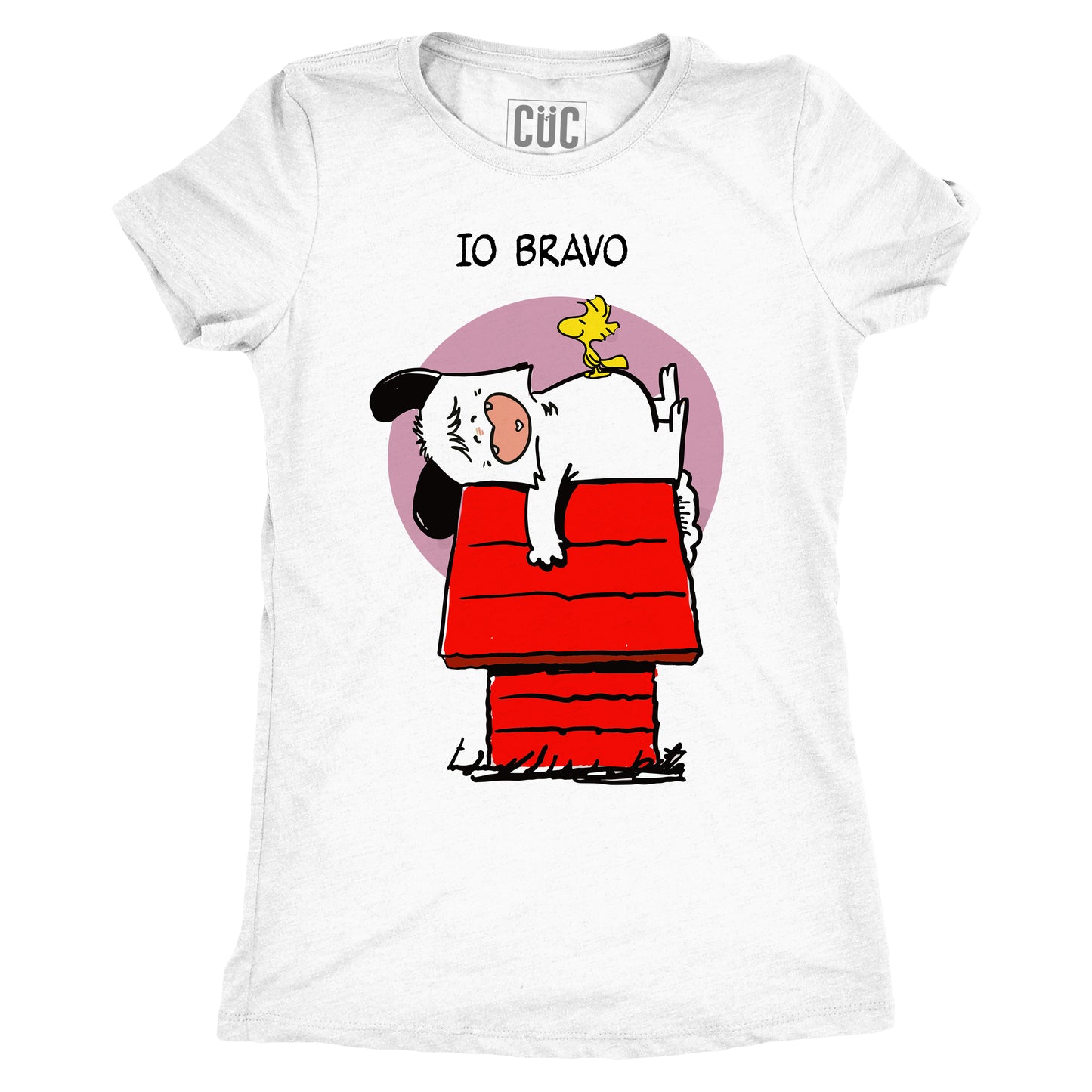 Red T-Shirt Spank like Snoopy - Rivisitazione simpatica del cartone animato anni 80 -  Chooseurcolor CucShop