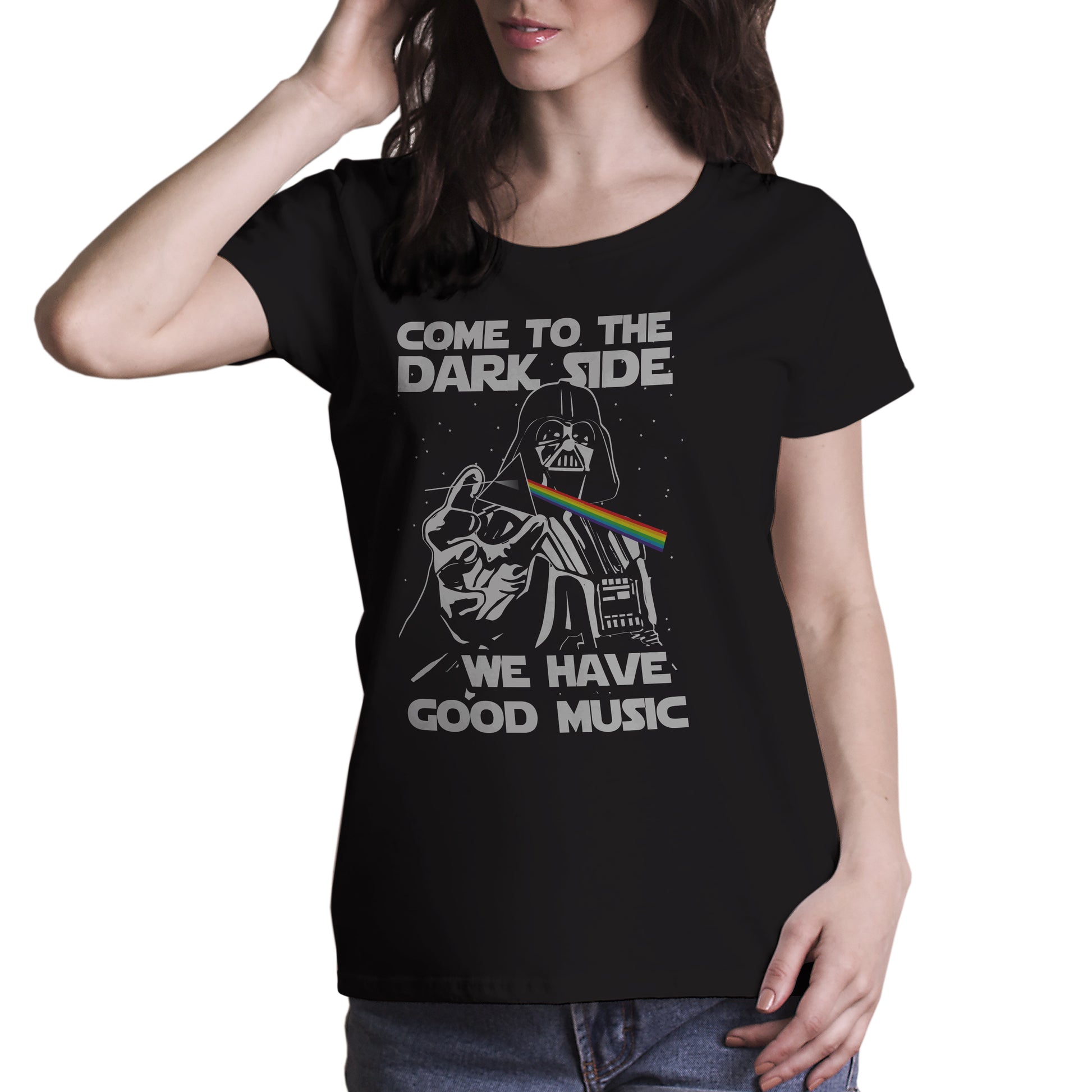 Black T-Shirt Come to the Dark Side - Darth Vader - Film cult & Good Music -  Chooseurcolor CucShop