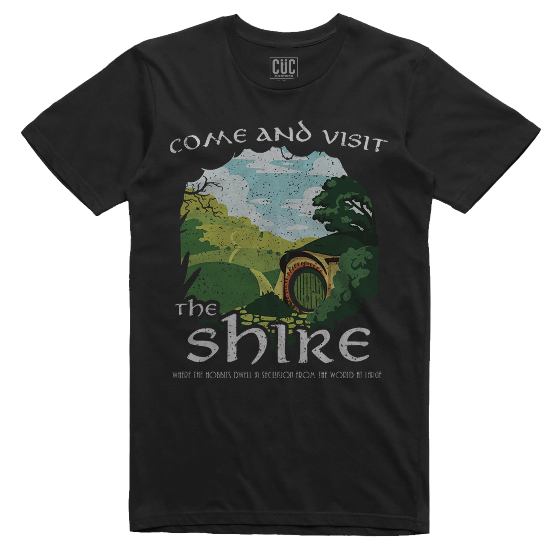 Olive Drab T-Shirt Come and visit The Shire - il signore degli anelli - FILM Choose ur color CucShop