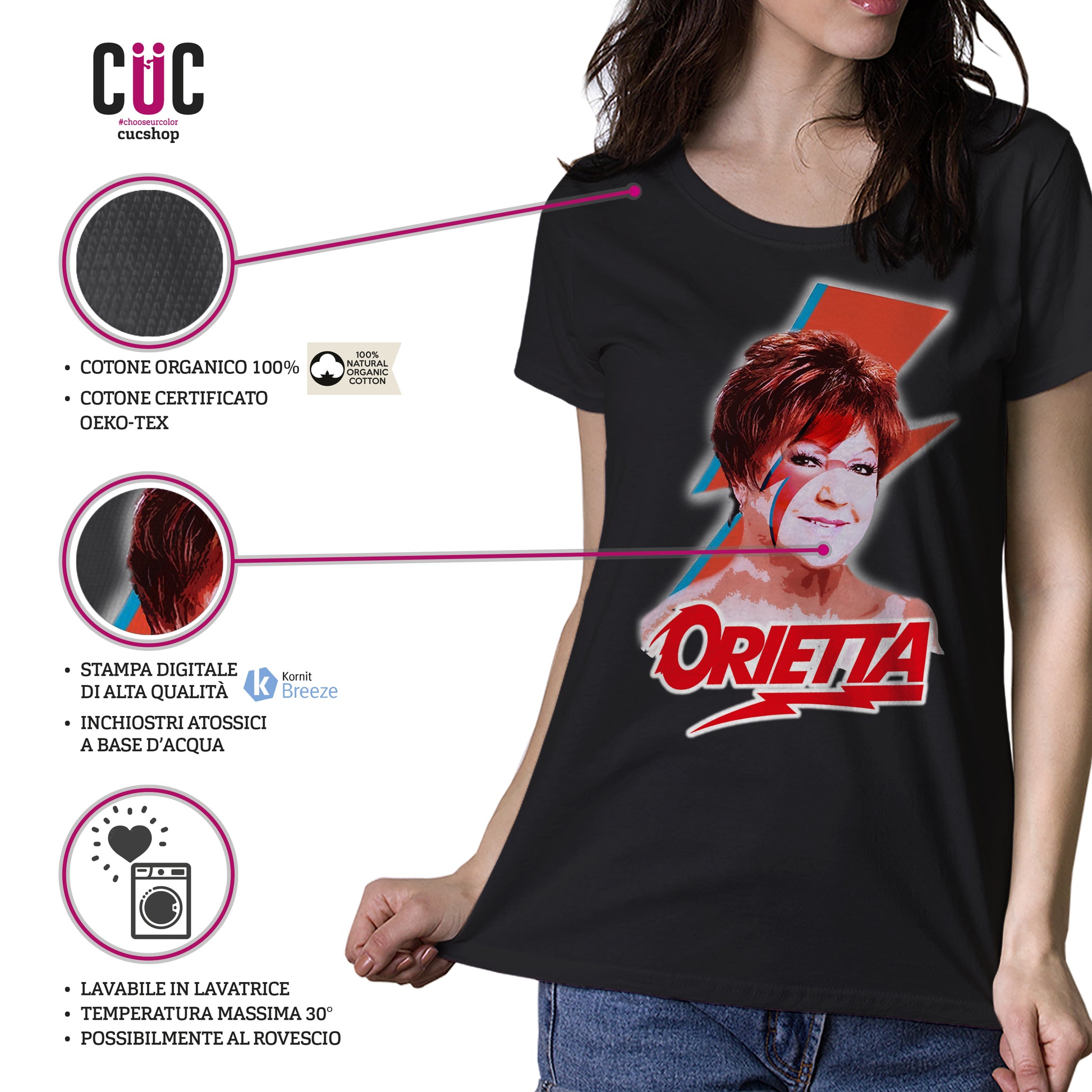 T-Shirt Orietta like David Sanremo 2021 - Trash Italiano - MUSIC #chooseurcolor - CUC chooseurcolor