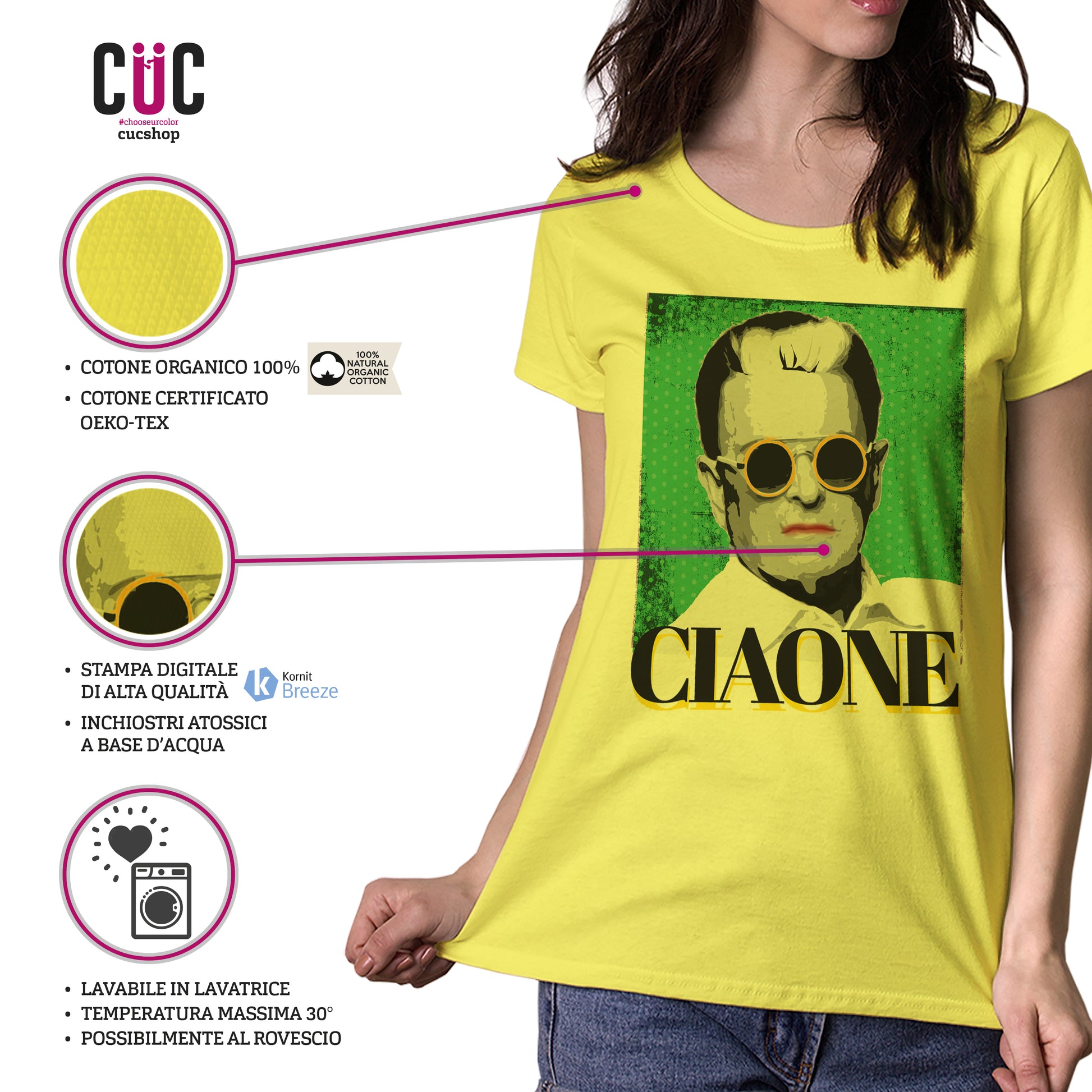 T-Shirt Ciaone Malgioglio - Vero Trash Italiano - Famous people - #chooseurcolor - CUC chooseurcolor