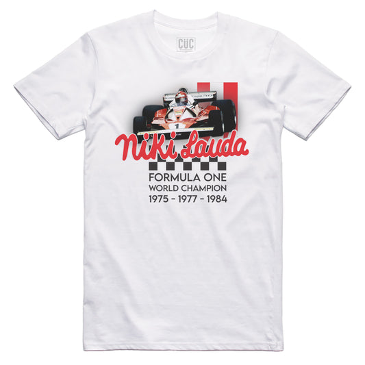 CUC T-shirt Niki Lauda - Campione formula 1 Icona automobilismo - Icon - #ChooseurColor - CUC chooseurcolor