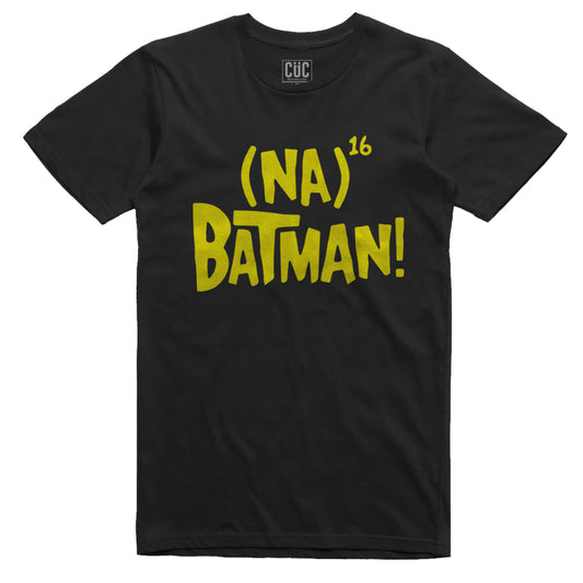 CUC T-Shirt Na Na Batman - Sigla Serie Tv - Maglia supereroe  - Nera #chooseurcolor - CUC chooseurcolor