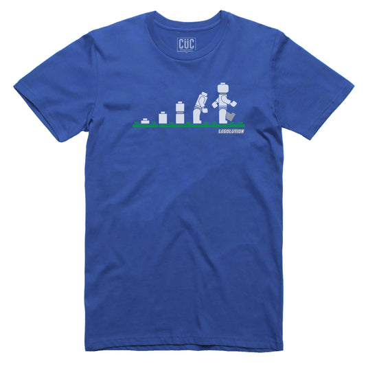CUC T-Shirt Logolution - Evoluzione - maglia simpatica - idae regalo anni 80 #chooseurcolor - CUC chooseurcolor
