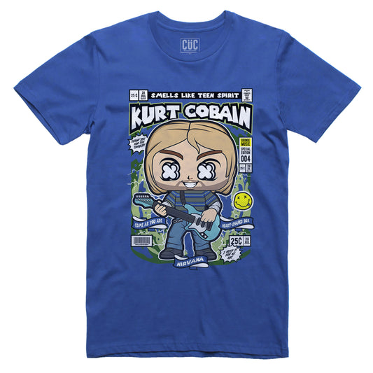 CUC T-Shirt Music Pop Style - Kurt Smells like teen spirit - #chooseurcolor - CUC chooseurcolor