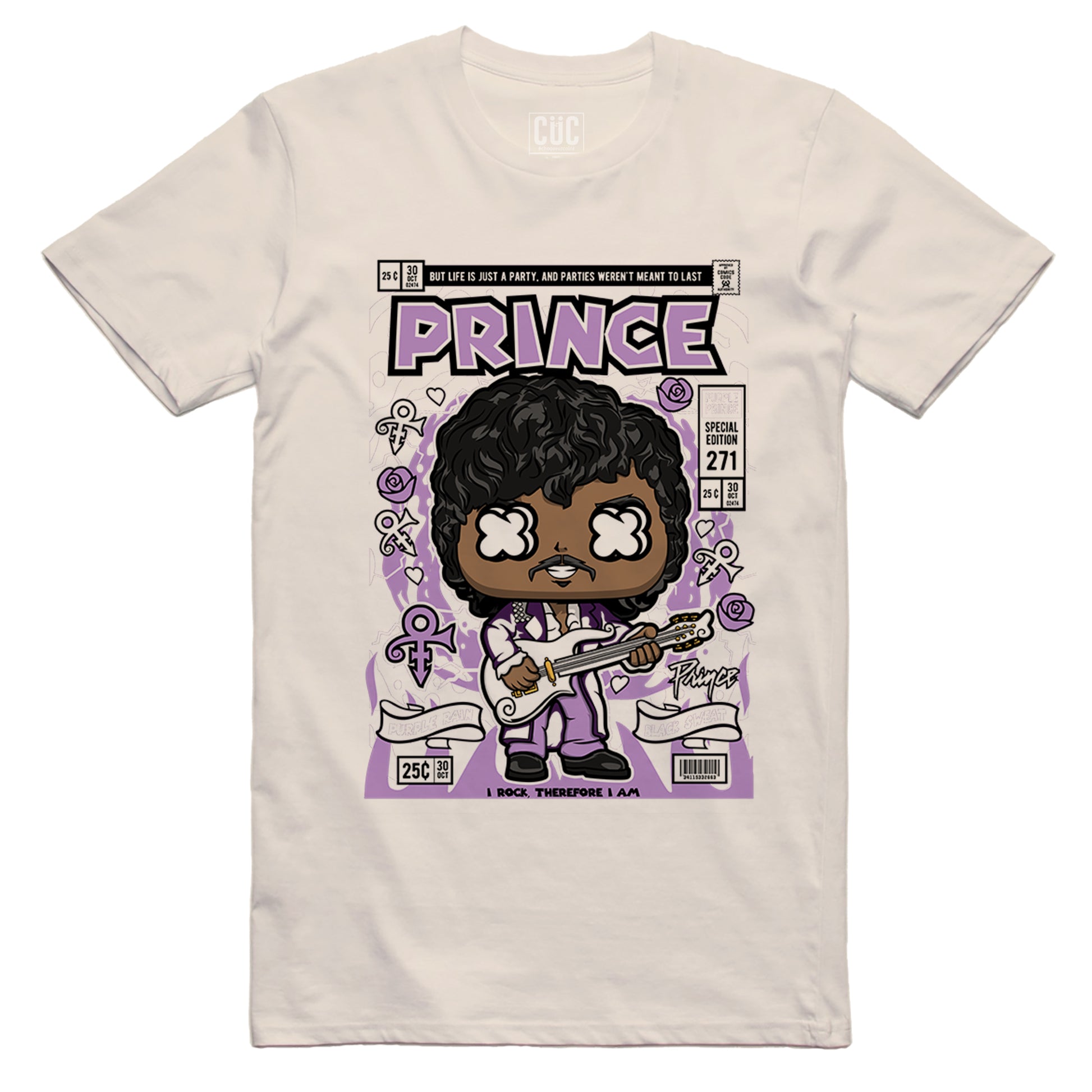 CUC T-Shirt Music Pop Style - Prince of Purple Rain - #chooseurcolor - CUC chooseurcolor