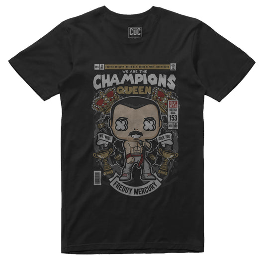 CUC T-Shirt Music Pop Style - We Are The Champions Freddy - #chooseurcolor - CUC chooseurcolor