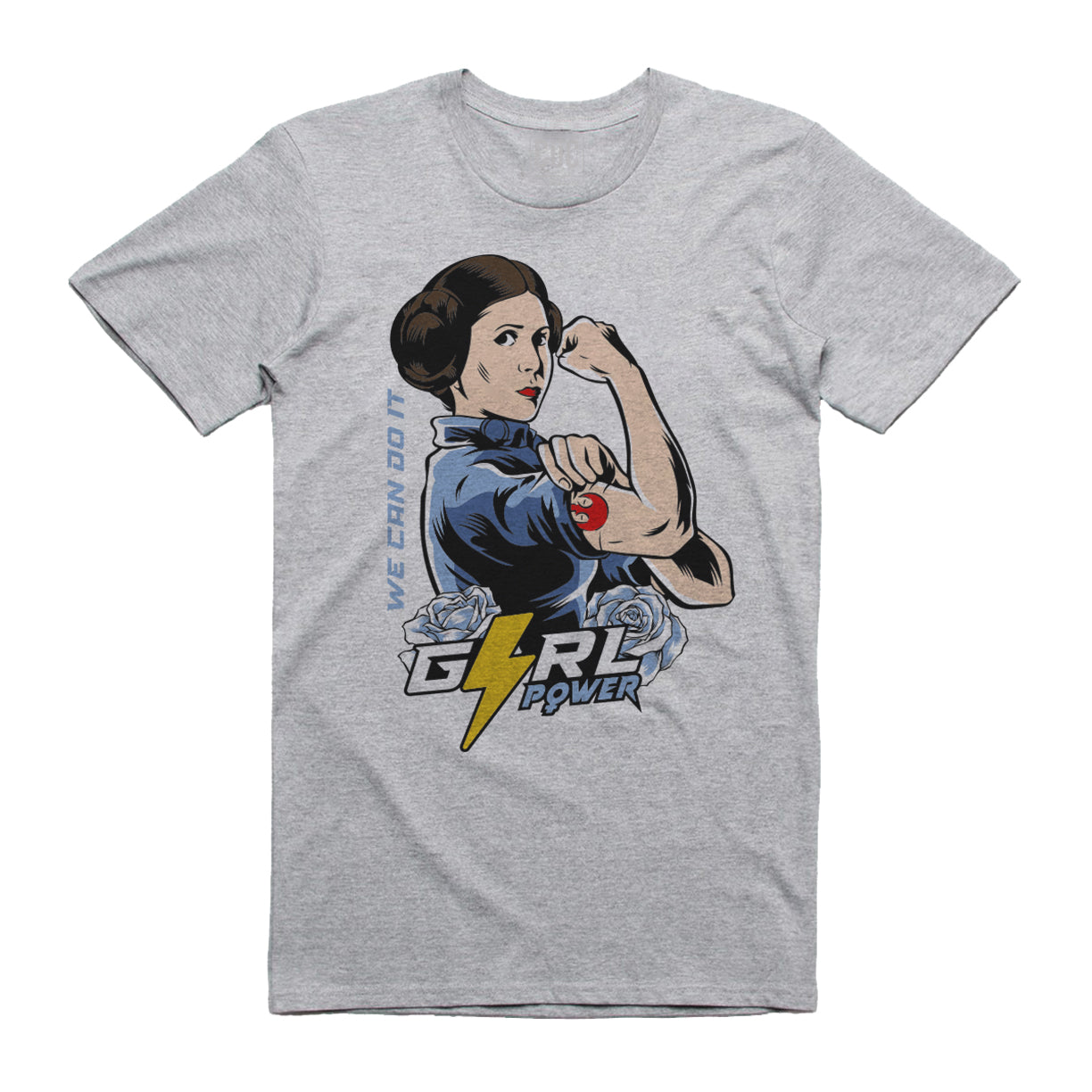 CUC T-Shirt Girl Power - We Can do It Leila #chooseurcolor - CUC chooseurcolor