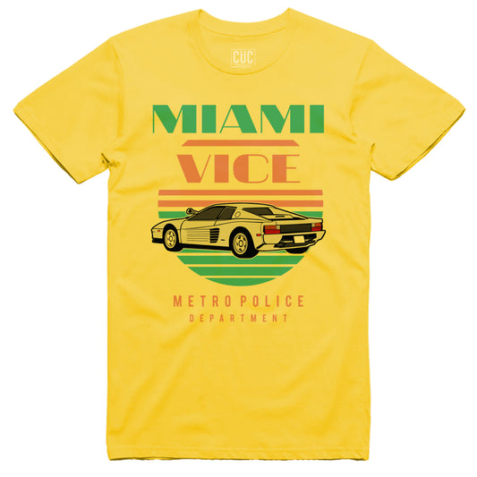 CUC T-Shirt Macchine Cult Telefilm - Miami Vice - #chooseurcolor - CUC chooseurcolor