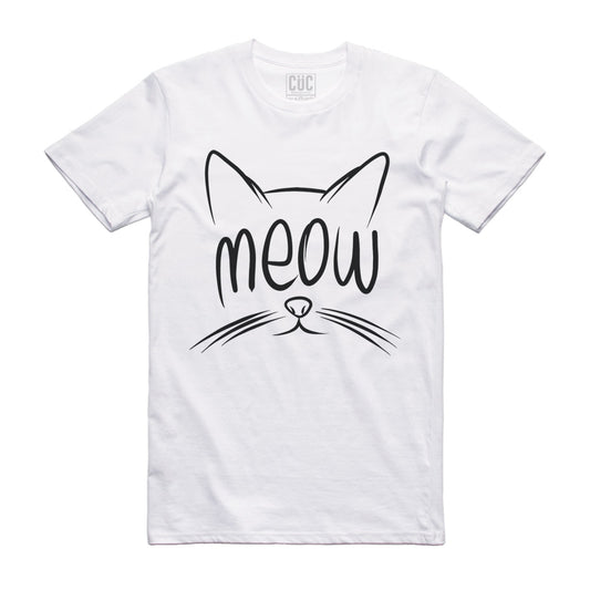CUC T-Shirt Meow - Cat lovers - #chooseurcolor - CUC chooseurcolor