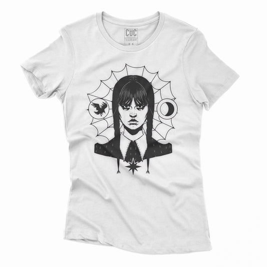 CUC T-Shirt  MERCOLEDì NEVERMORE - WEDNESDAY - ADDAMS - #chooseurcolor - CUC chooseurcolor