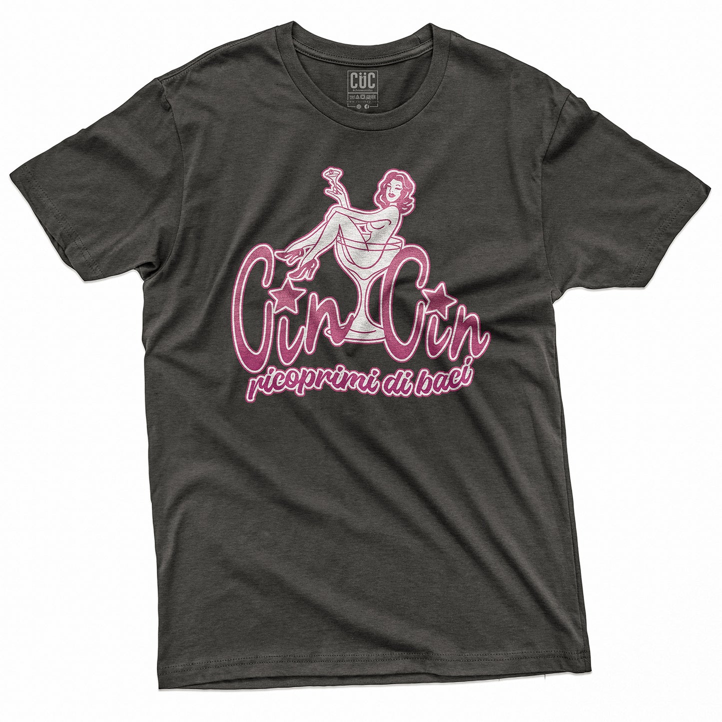 CUC T-Shirt CIN CIN - Ragazze Colpo Grosso - Tv Cult  #chooseurcolor - CUC chooseurcolor