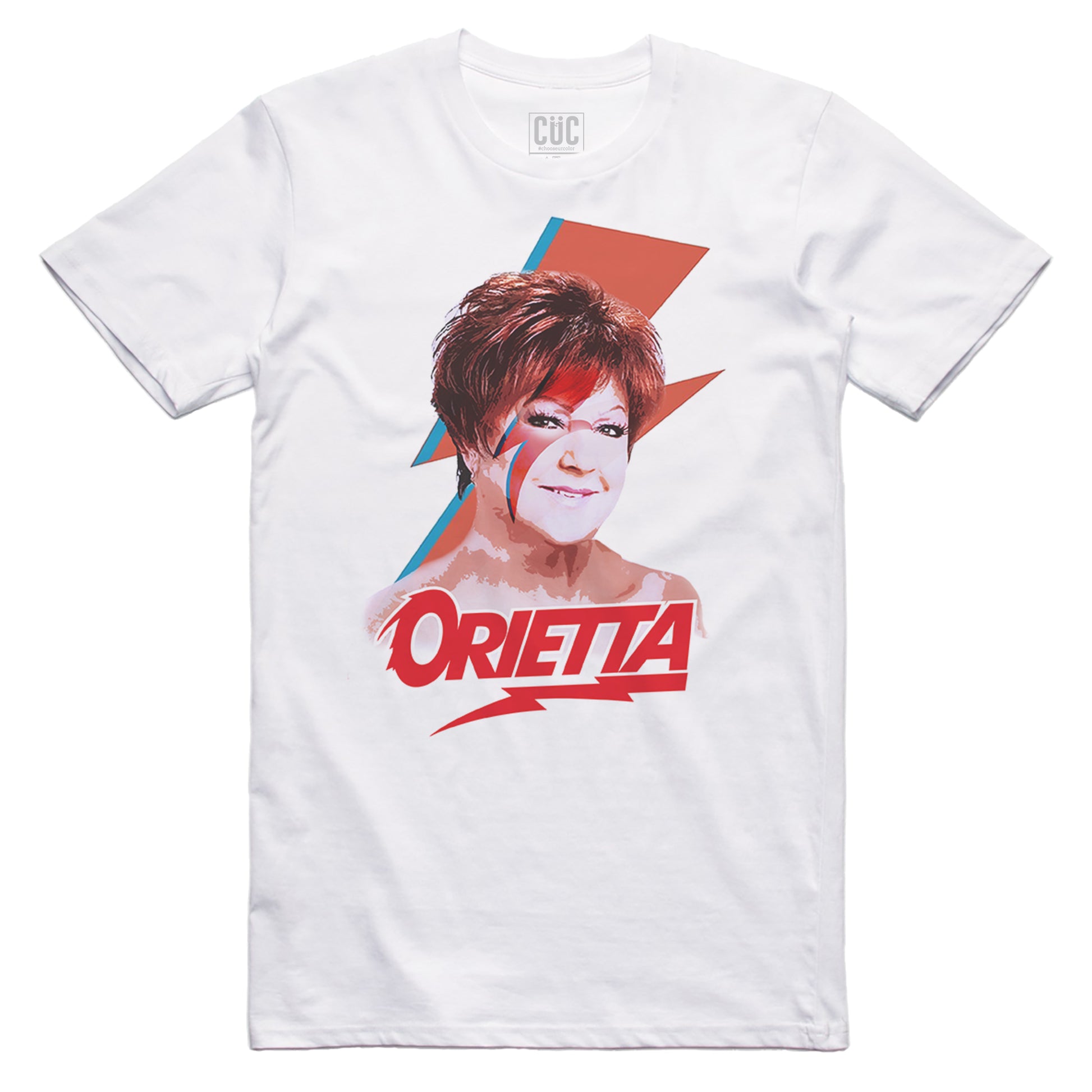 Maroon T-Shirt Orietta like Bowie Sanremo 2021 - Trash Italiano - MUSIC Choose ur color CucShop