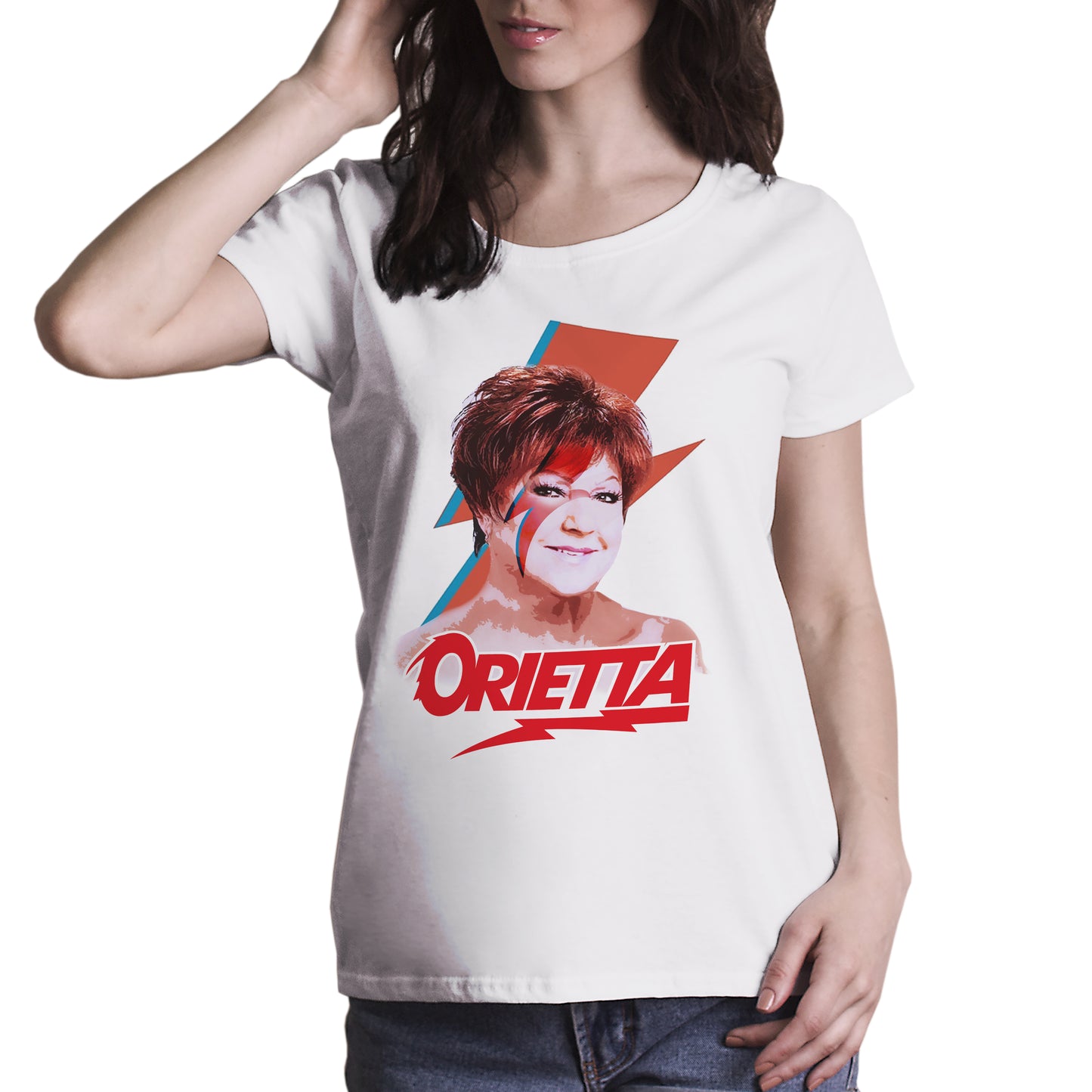 White Smoke T-Shirt Orietta like Bowie Sanremo 2021 - Trash Italiano - MUSIC Choose ur color CucShop