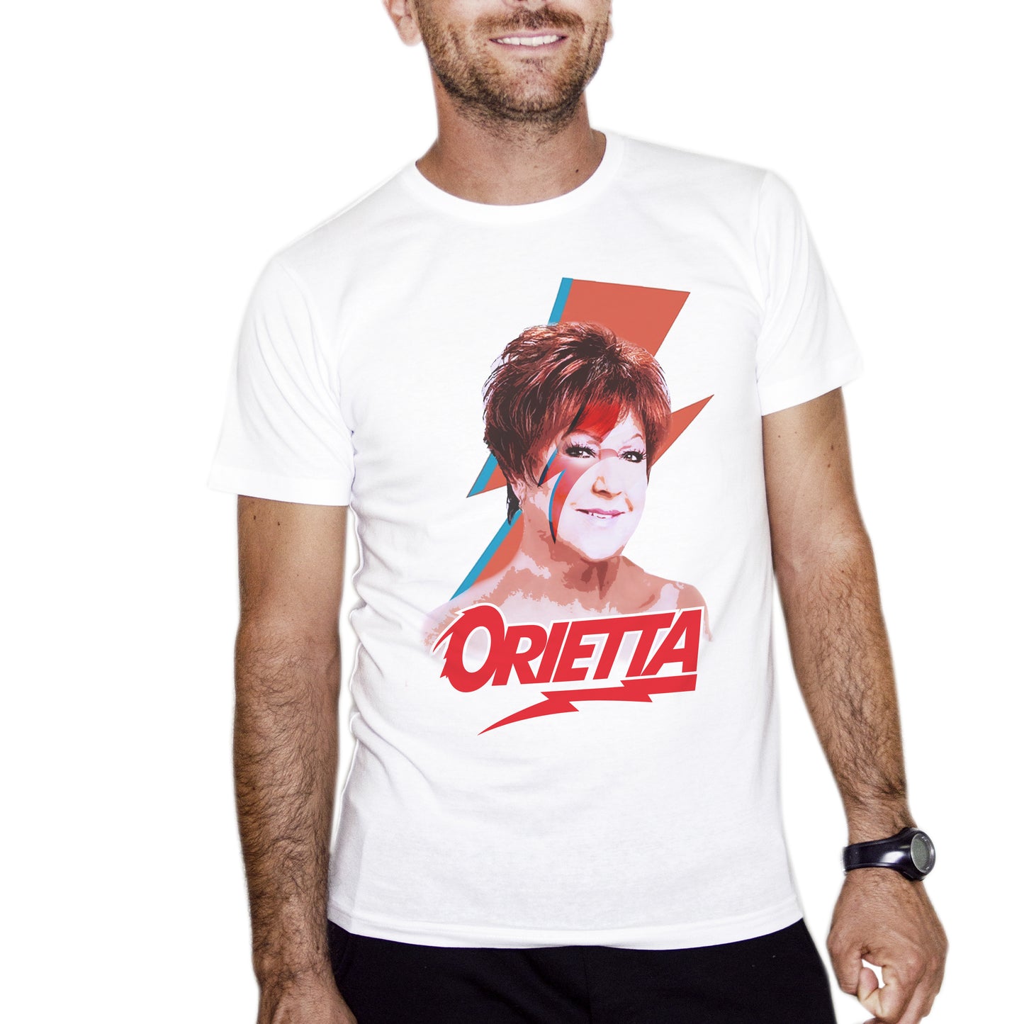 Ghost White T-Shirt Orietta like Bowie Sanremo 2021 - Trash Italiano - MUSIC Choose ur color CucShop