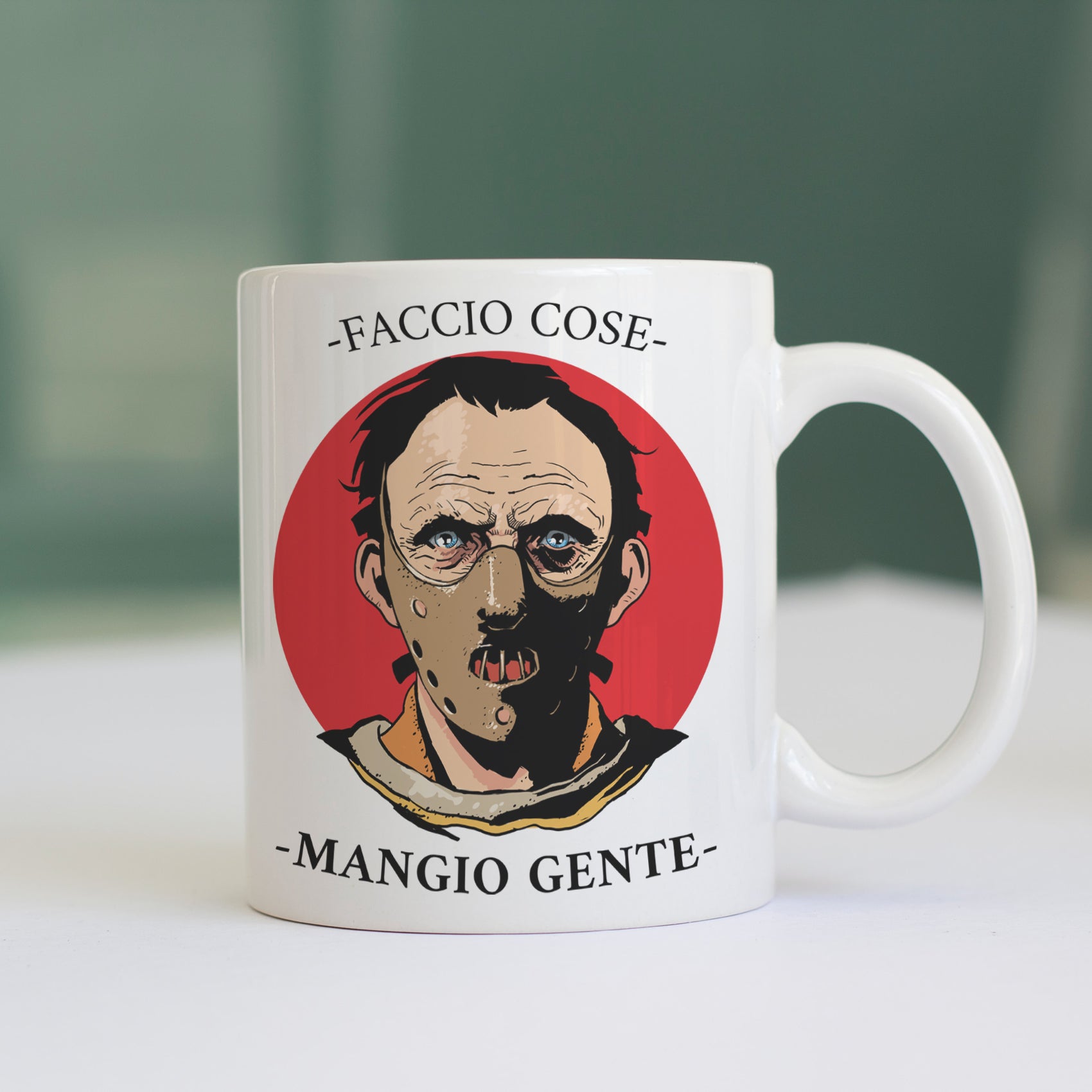 CUC Tazza - HANNIBAL LECTER  - FACCIO COSE  -   #chooseurcolor - CUC chooseurcolor