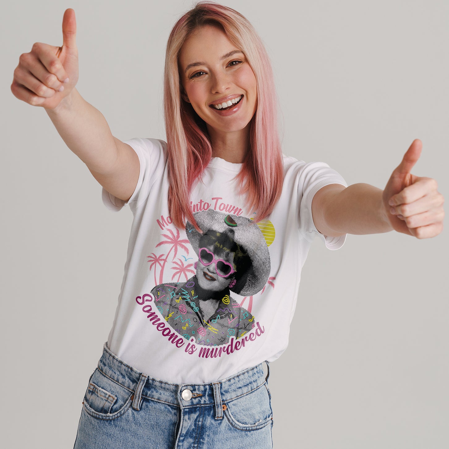 T-Shirt Jessica Fletcher Summer Edition - Famous people - #chooseurcolor - CUC chooseurcolor