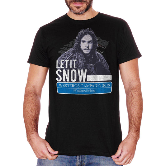 Steel Blue T-SHIRT VOTE FOR JON SNOW - game of thrones CUC