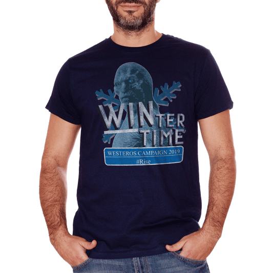 Black T-Shirt VOTE FOR WHITE WALKER - game of thrones CucShop