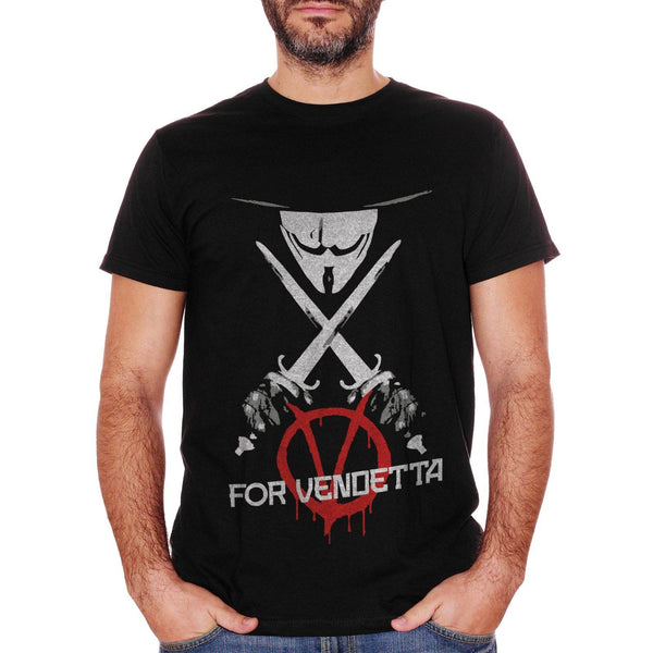 Vendetta Inc. Maglietta da uomo con logo Patch 1182, colore