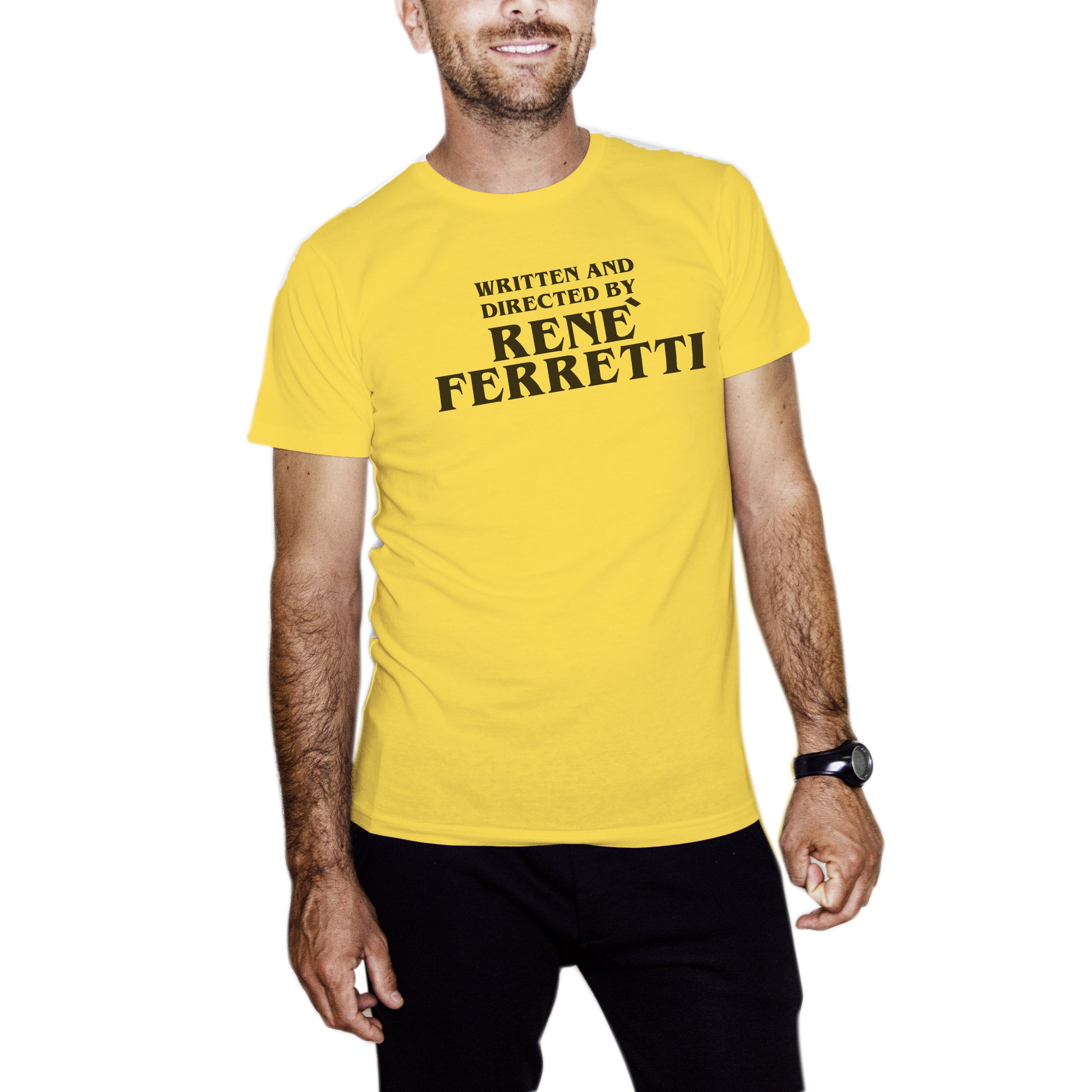 Light Goldenrod T-shirt Scritto e Diretto da Renè Ferretti - Boris - Choose ur Color CucShop